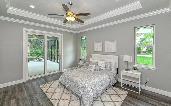 Sarasota Real Estate Staging - Bedroom Staging