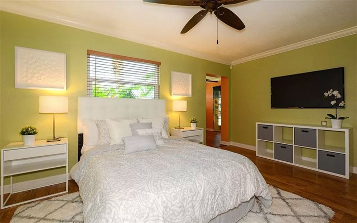 Sarasota Real Estate Staging - Entry Level Home Staging Bedroom