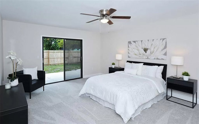 Sarasota Real Estate Staging - Bedroom Staging
